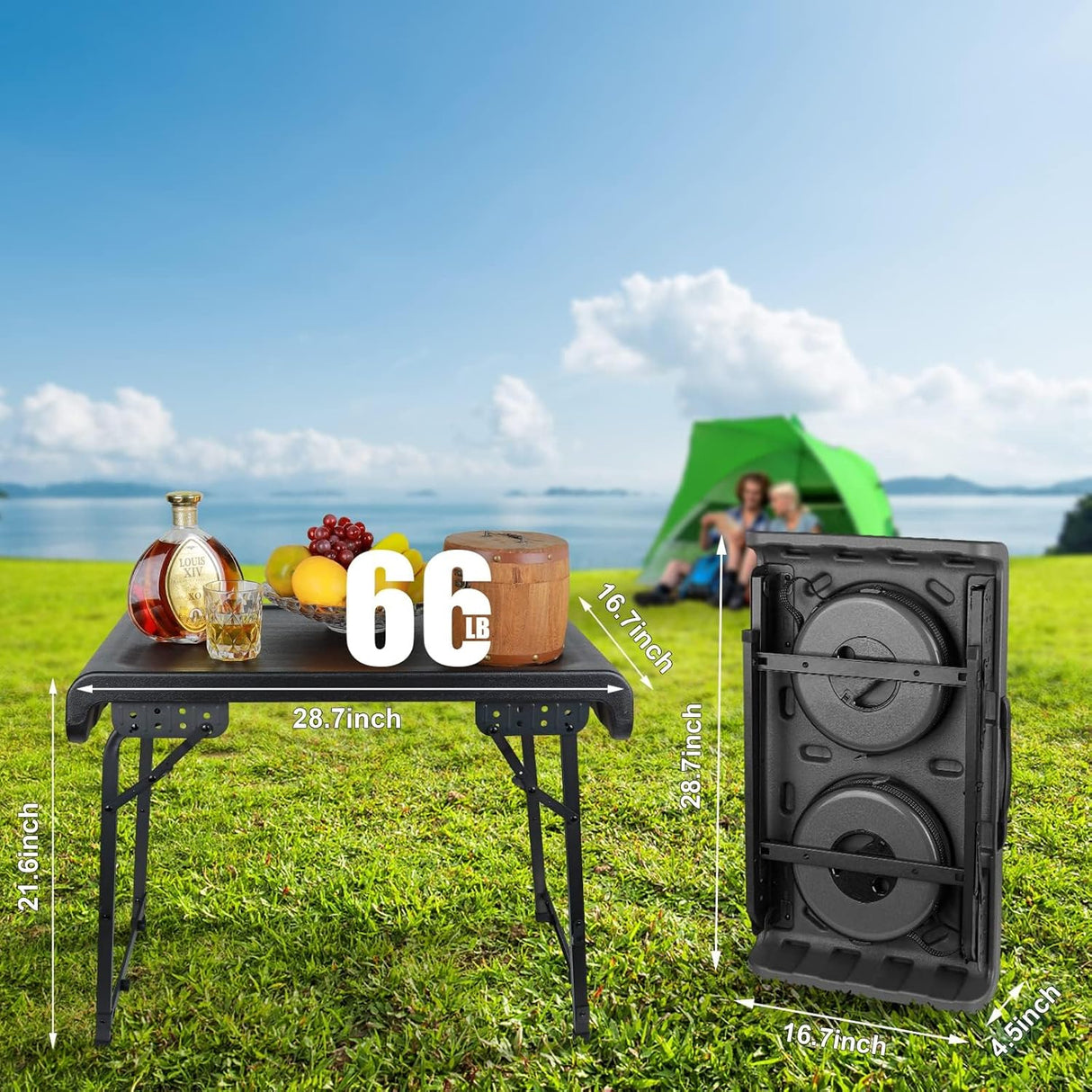 Outdoor Foldable Table and 2 Stools Set | Outdoor Table | Tradeo Shopping