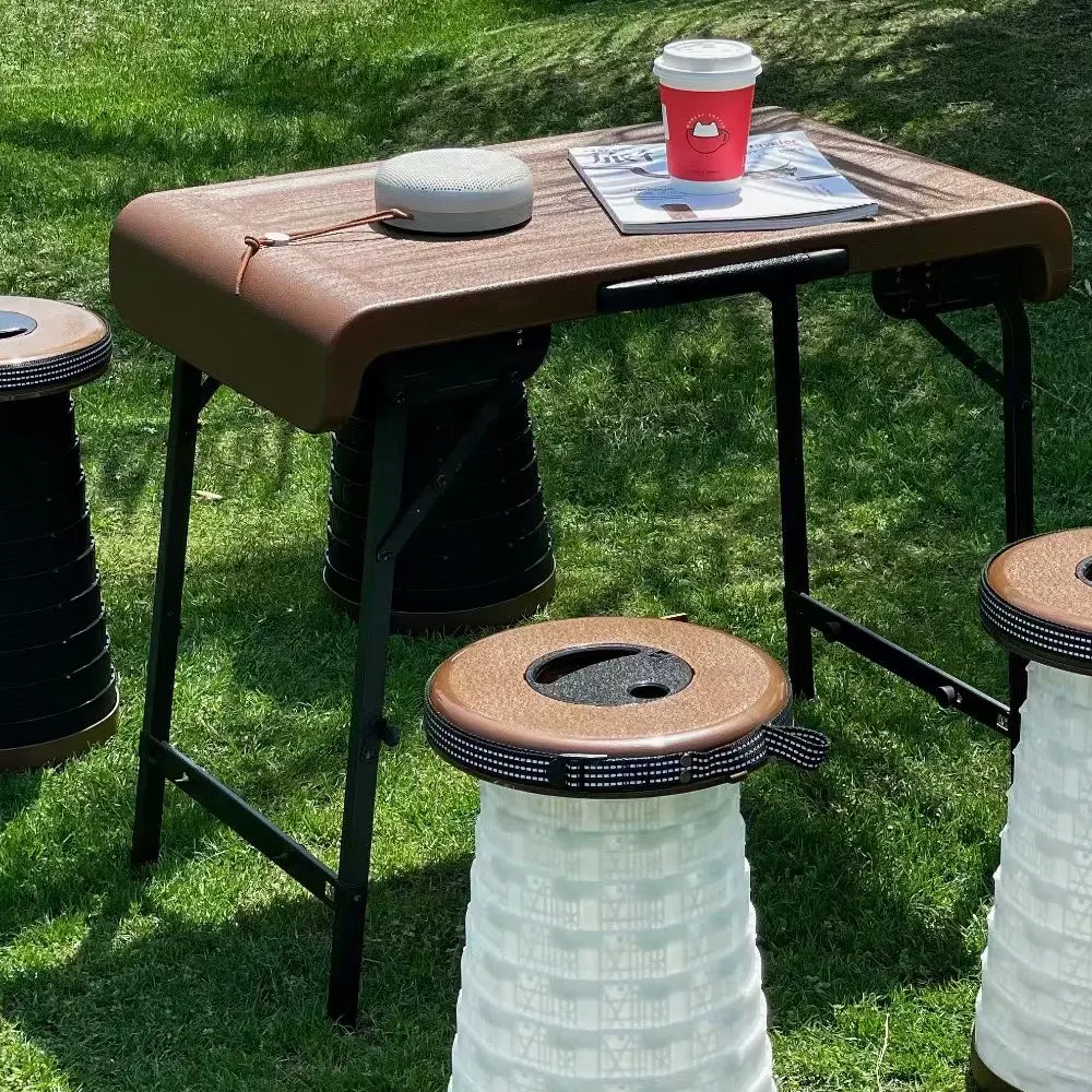 Outdoor Foldable Table and 2 Stools Set | Outdoor Table | Tradeo Shopping