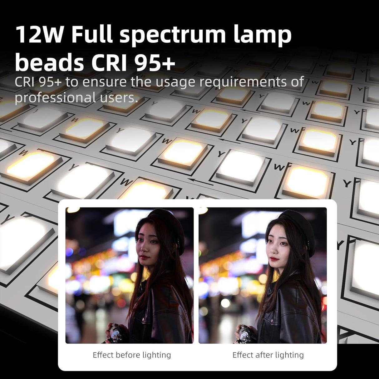 GC12 Bi-color Temperature Inflatable Photography Light Tube by INKE