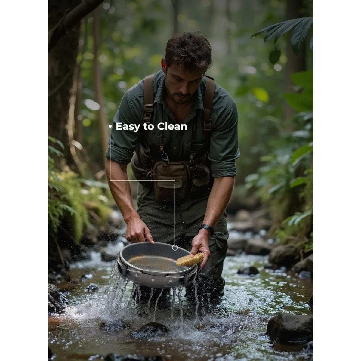 Green Lion 10 IN 1 Camping Cookware