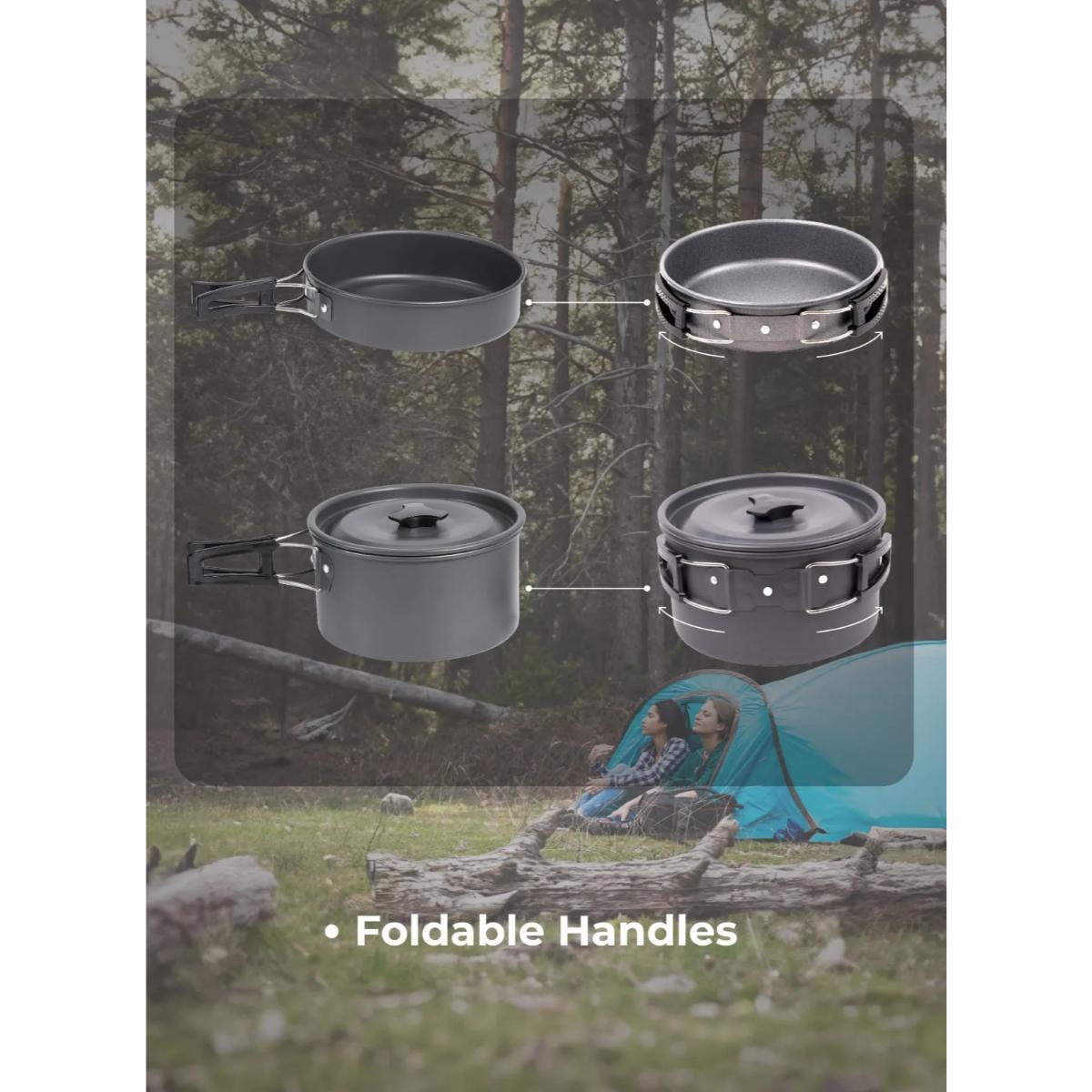 Green Lion 10 IN 1 Camping Cookware