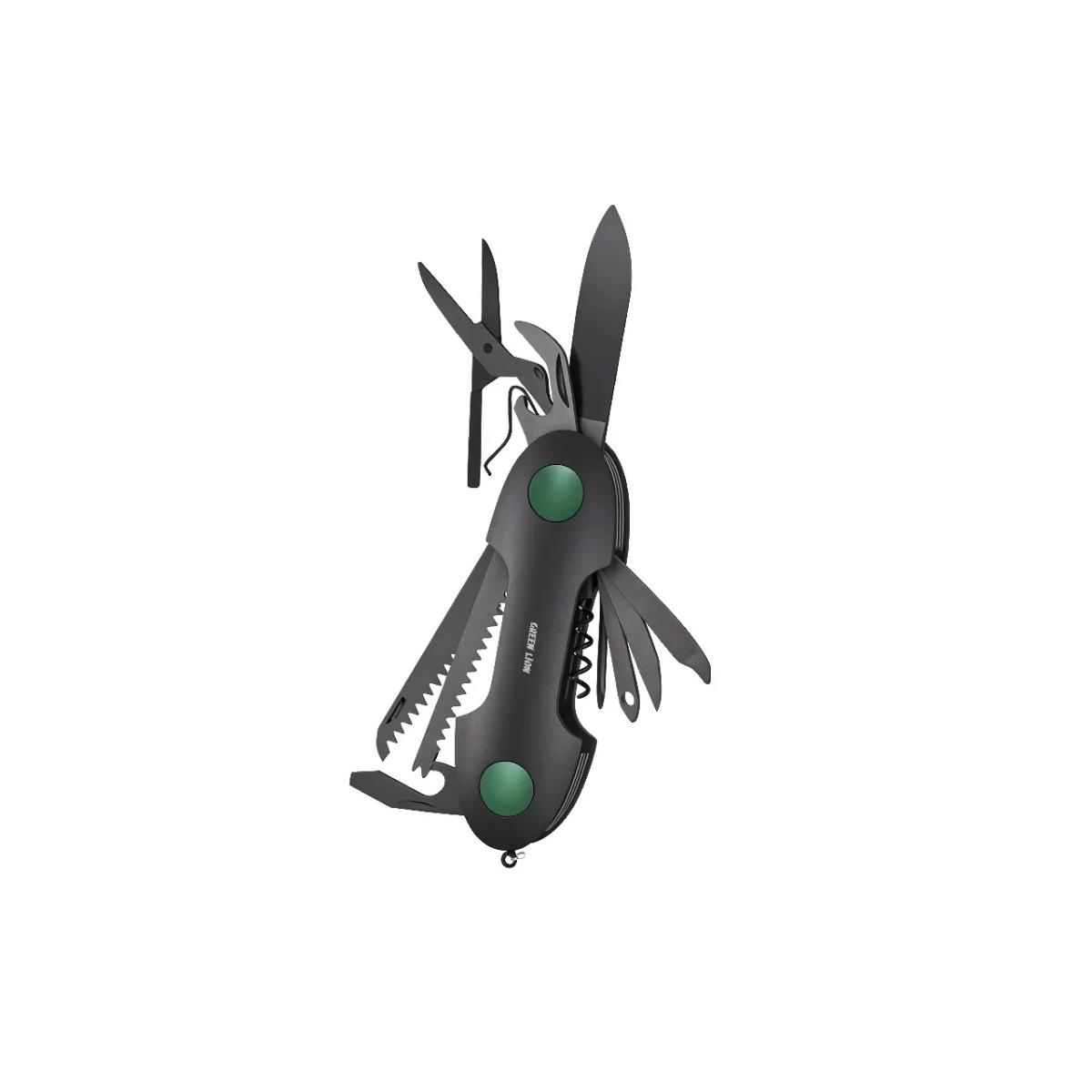 Green Lion 14-in-1 Multi-Tool Keychain Knife