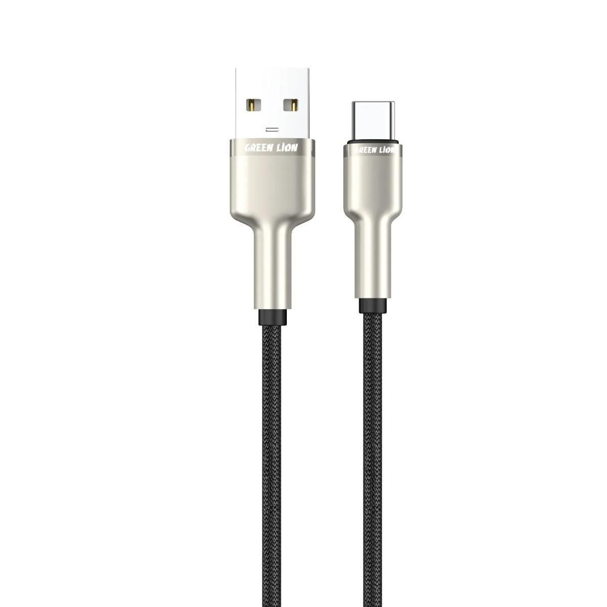 Green Lion USB-A to USB-C Braided Cable