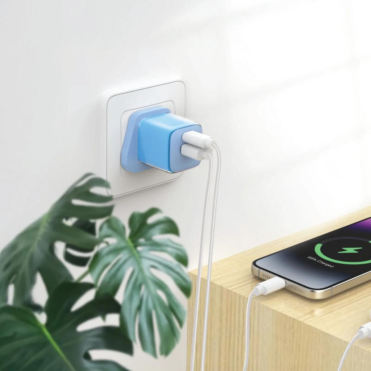 Green Lion  20W GaN Dual-Port Wall Charger