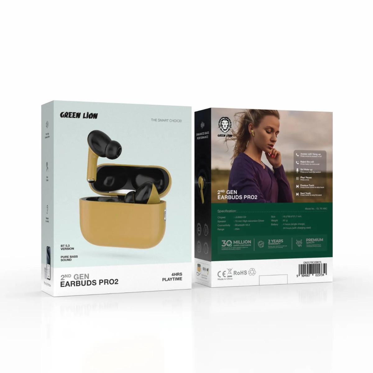 Green Lion 2nd Gen Earbuds Pro2