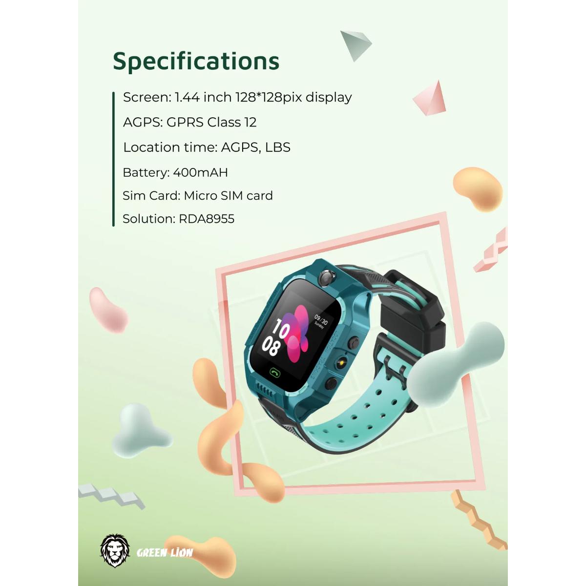 Green Lion Kids Smart Watch Series•5
