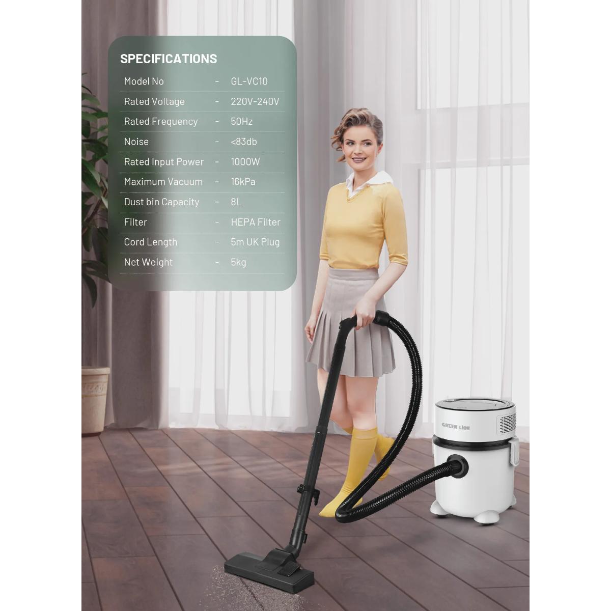 Green Lion 2 In 1 Vacuum Cleaner