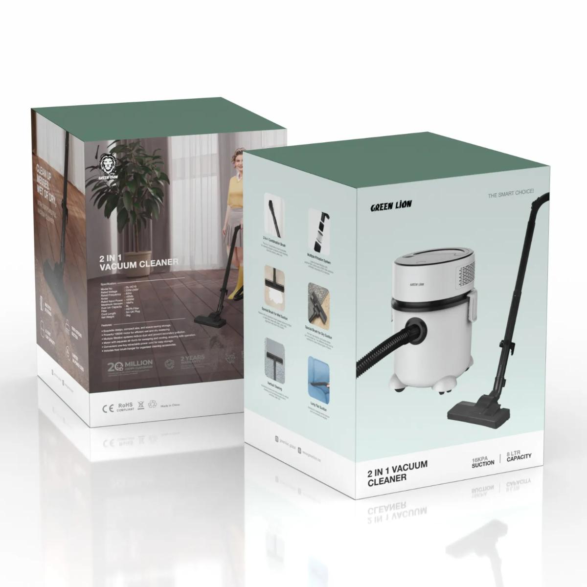 Green Lion 2 In 1 Vacuum Cleaner