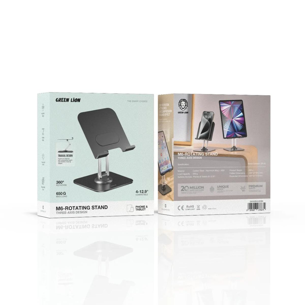 Green Lion M6-Rotating Stand Three-Axis Design