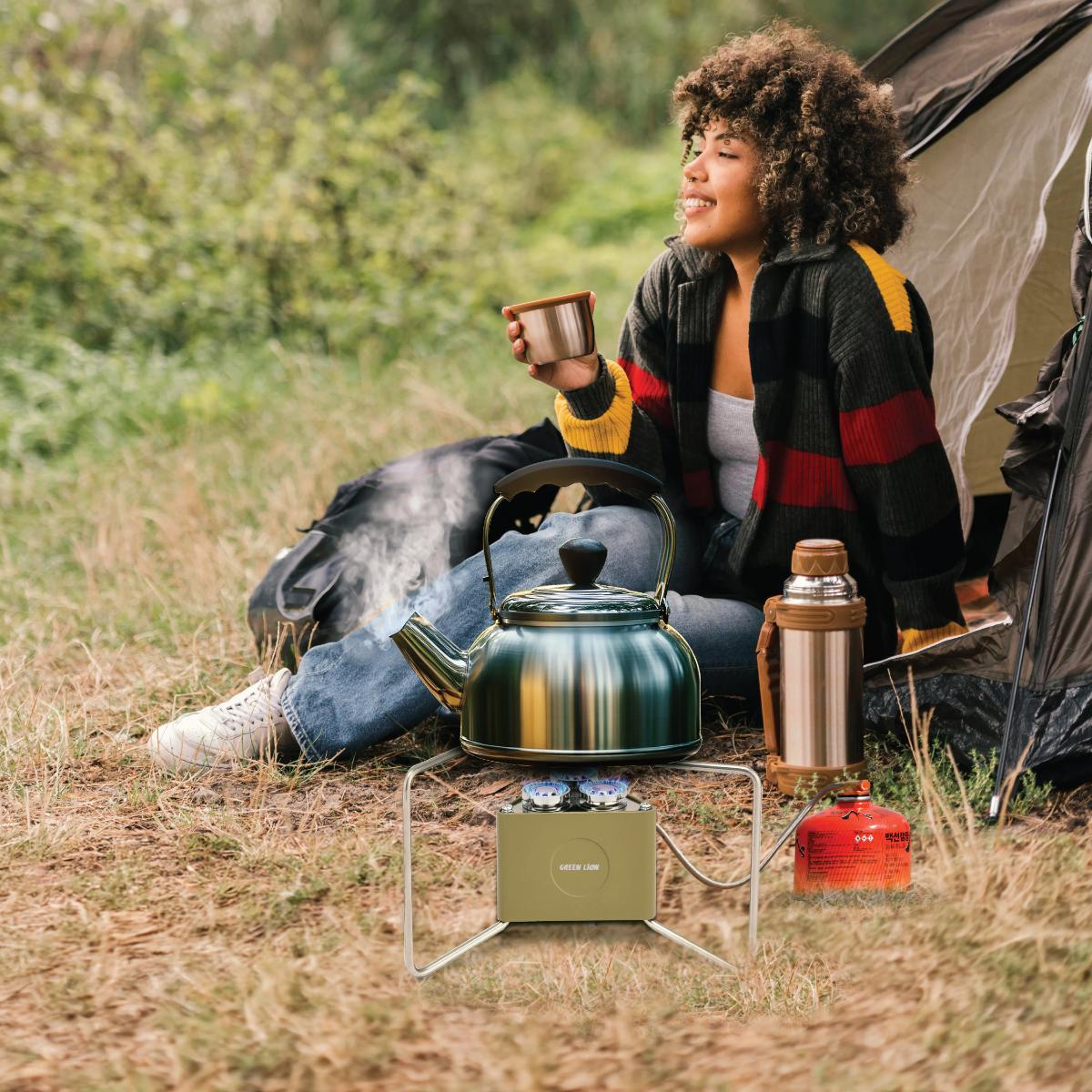 Green Lion 3•Burner Foldable Camping Stove