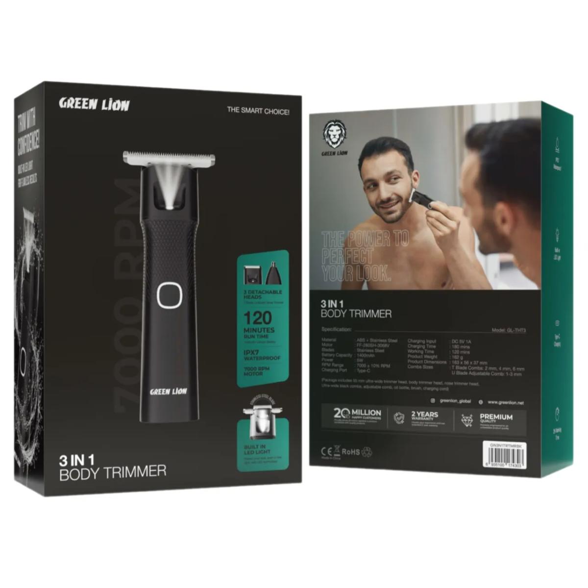 Green Lion 3 In 1 Body Trimmer