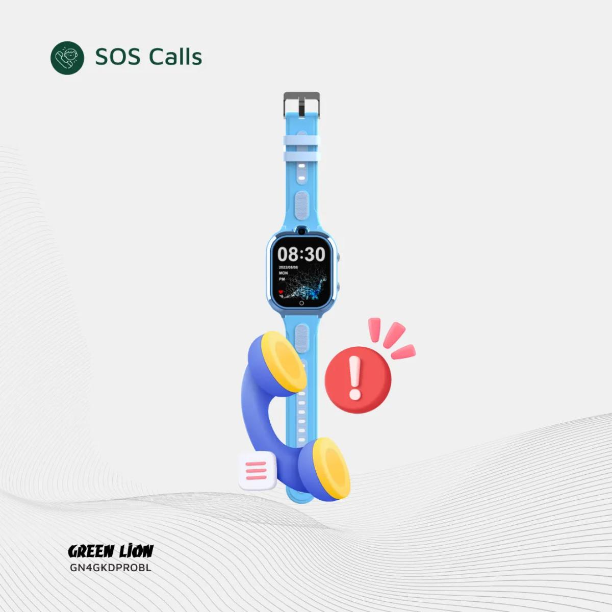 Green Lion 4G Kids Watch Pro 1.85" Smart Watch