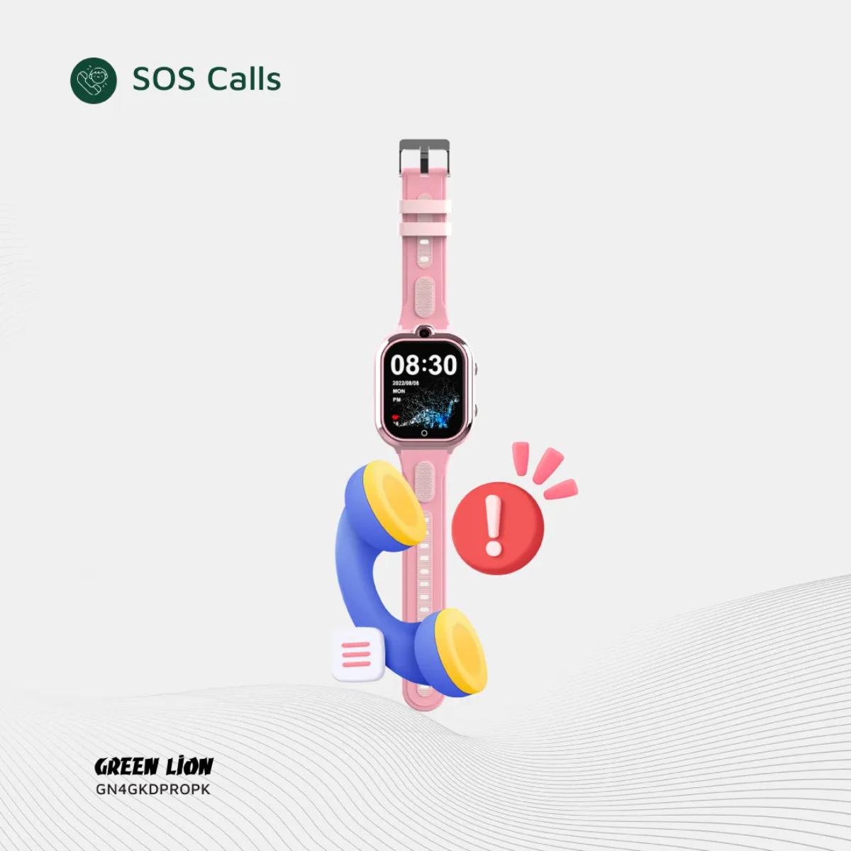 Green Lion 4G Kids Watch Pro 1.85" Smart Watch