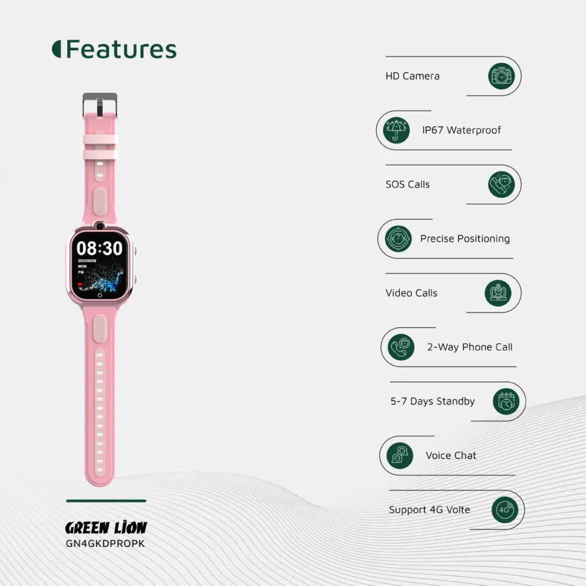 Green Lion 4G Kids Watch Pro 1.85" Smart Watch
