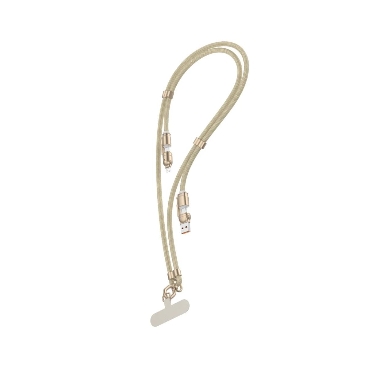 Green Lion 4 in 1 Braided Lanyard Cable