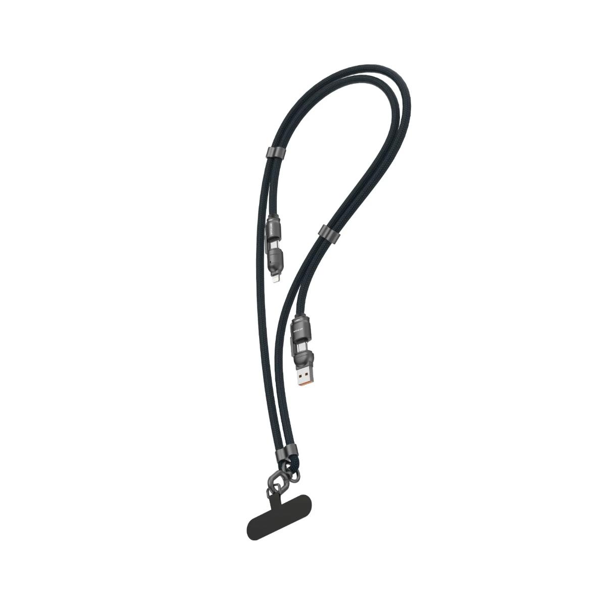 Green Lion 4 in 1 Braided Lanyard Cable