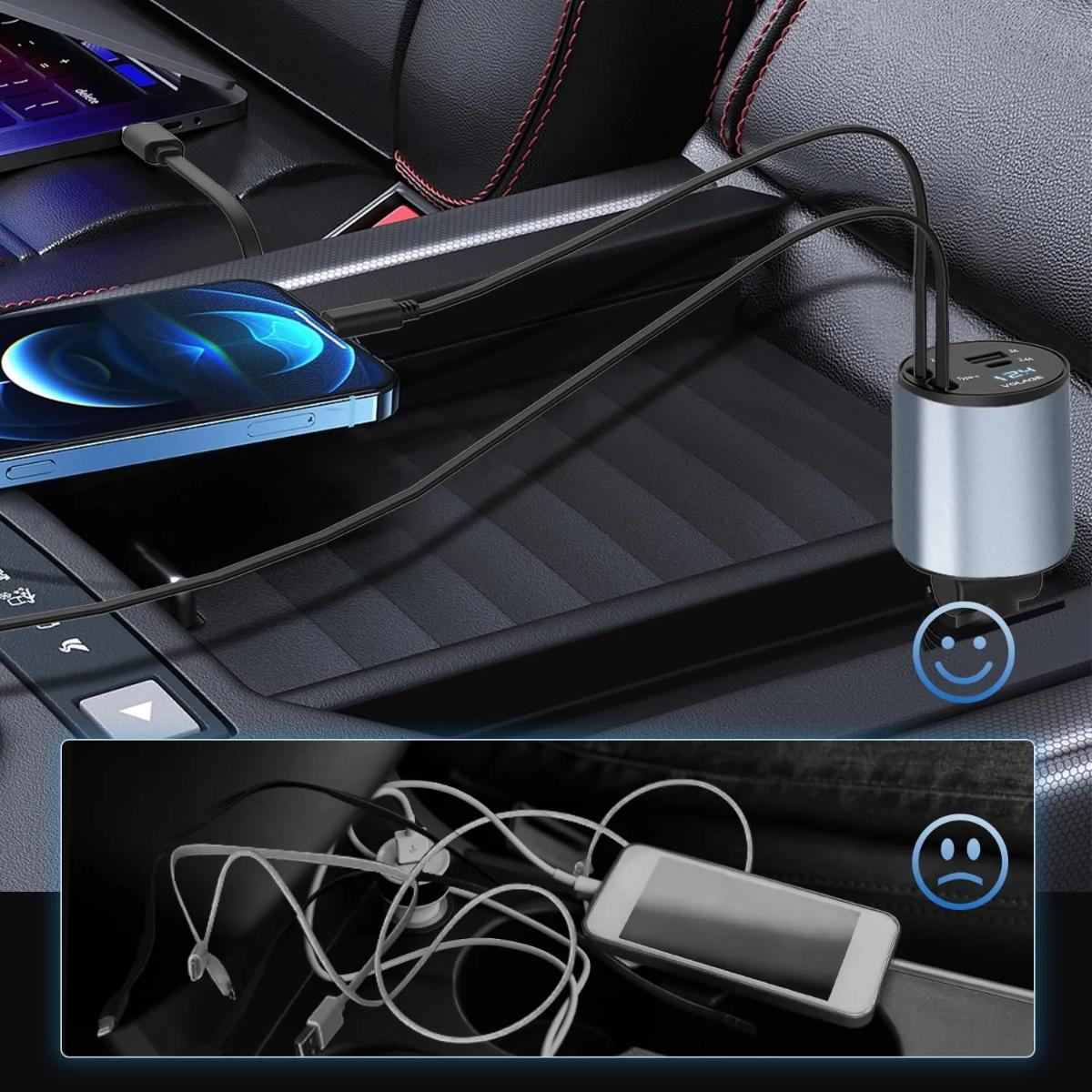 Green Lion 4 In 1 Car Charger