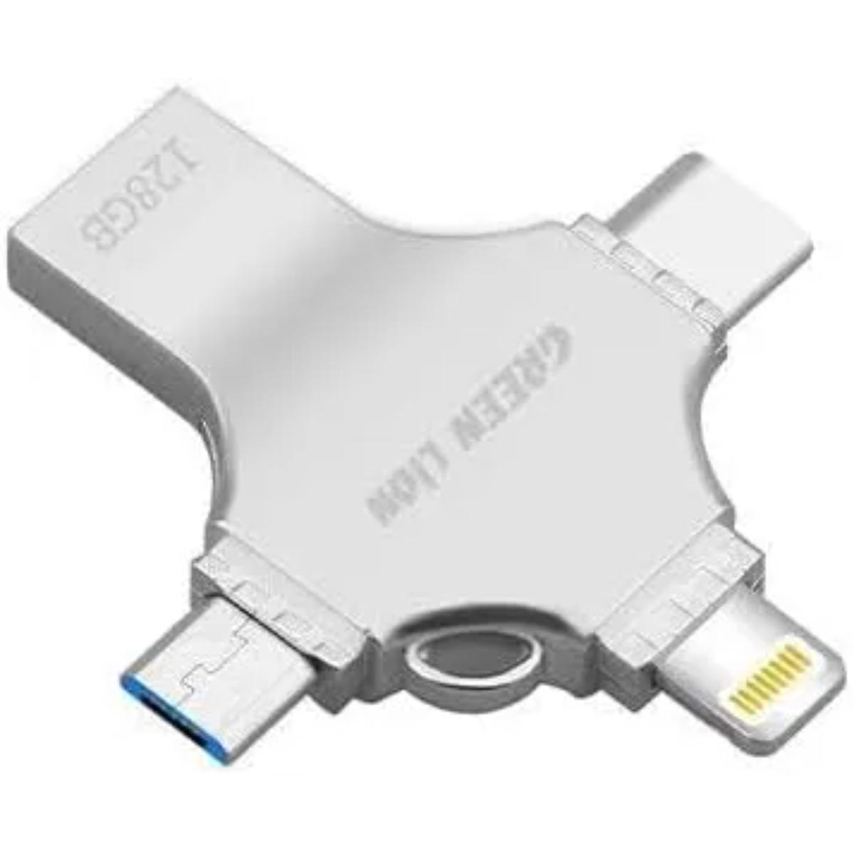 Green Lion 4•in•1 USB Flash Drive 128GB