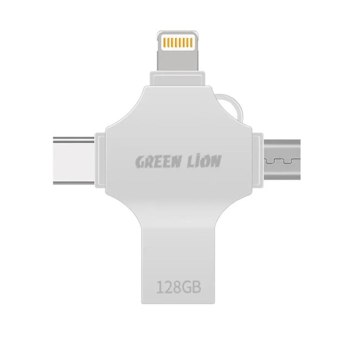 Green Lion 4•in•1 USB Flash Drive 128GB