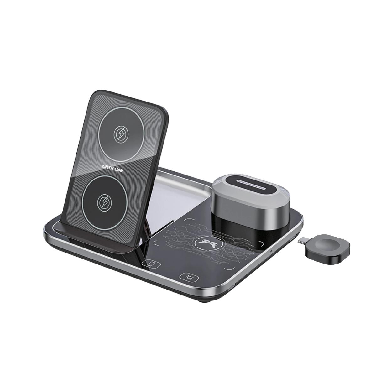 Green Lion 4 in 1 Wireless Charging Station