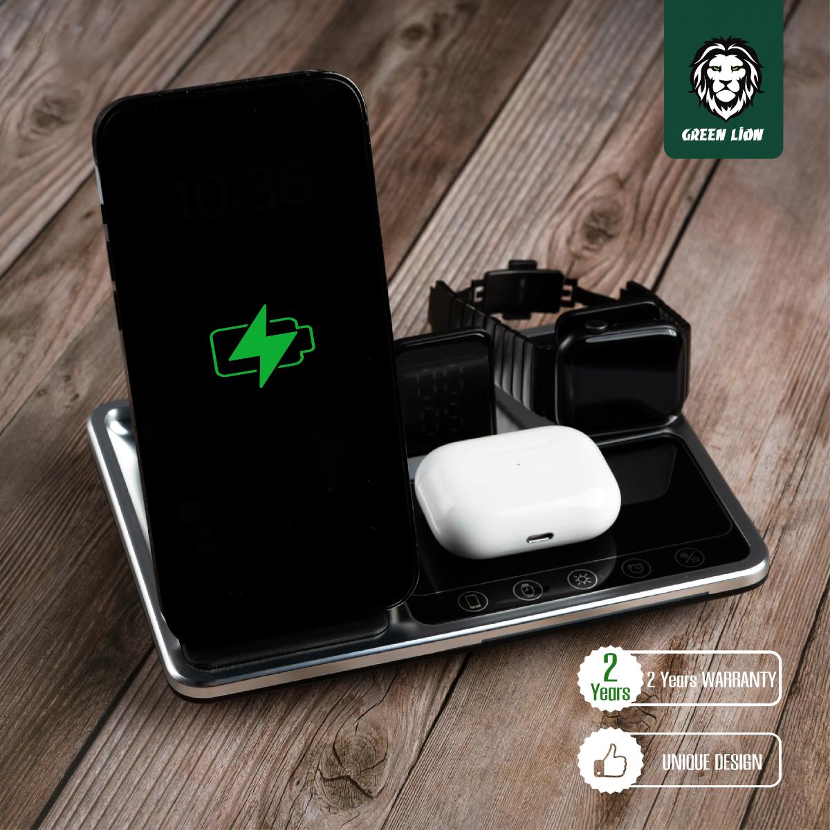 Green Lion 4 in 1 Wireless Charging Station