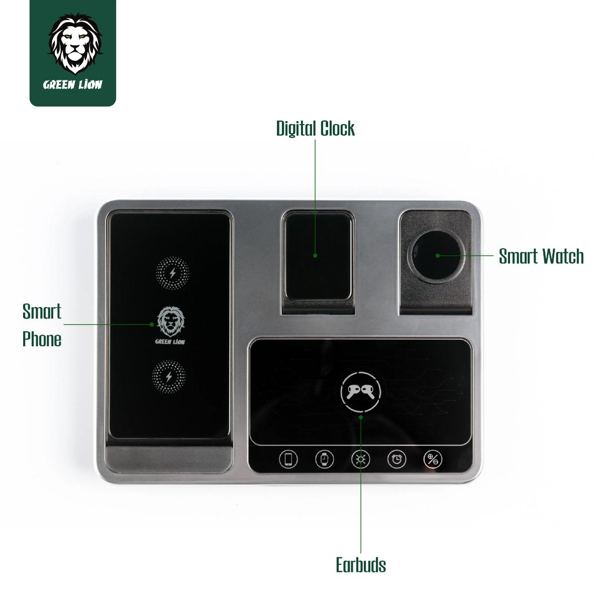Green Lion 4 in 1 Wireless Charging Station
