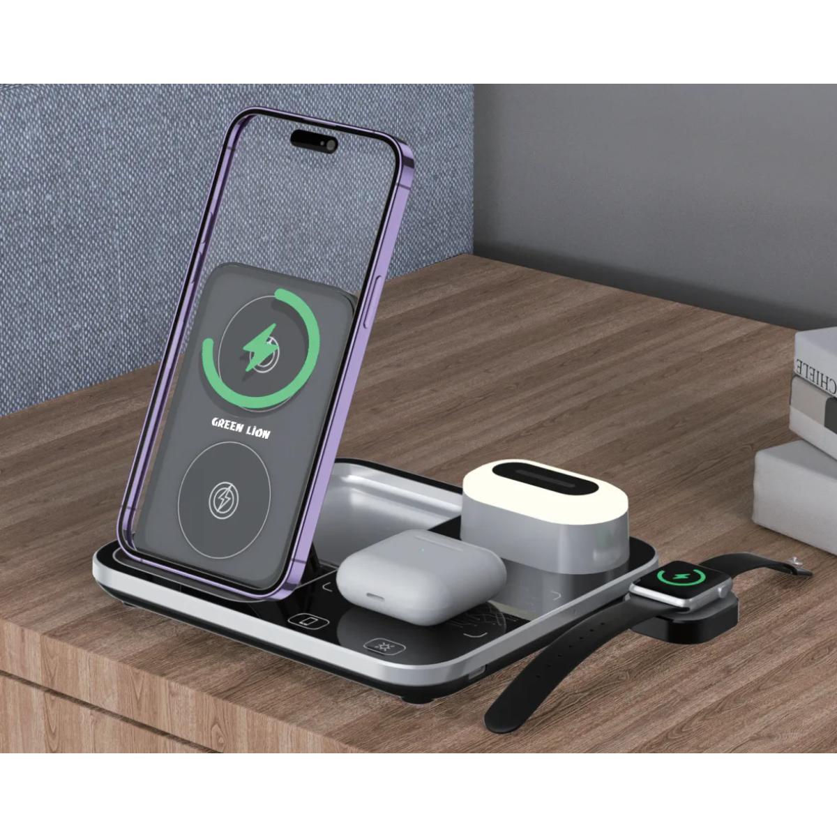 Green Lion 4 in 1 Wireless Charging Station