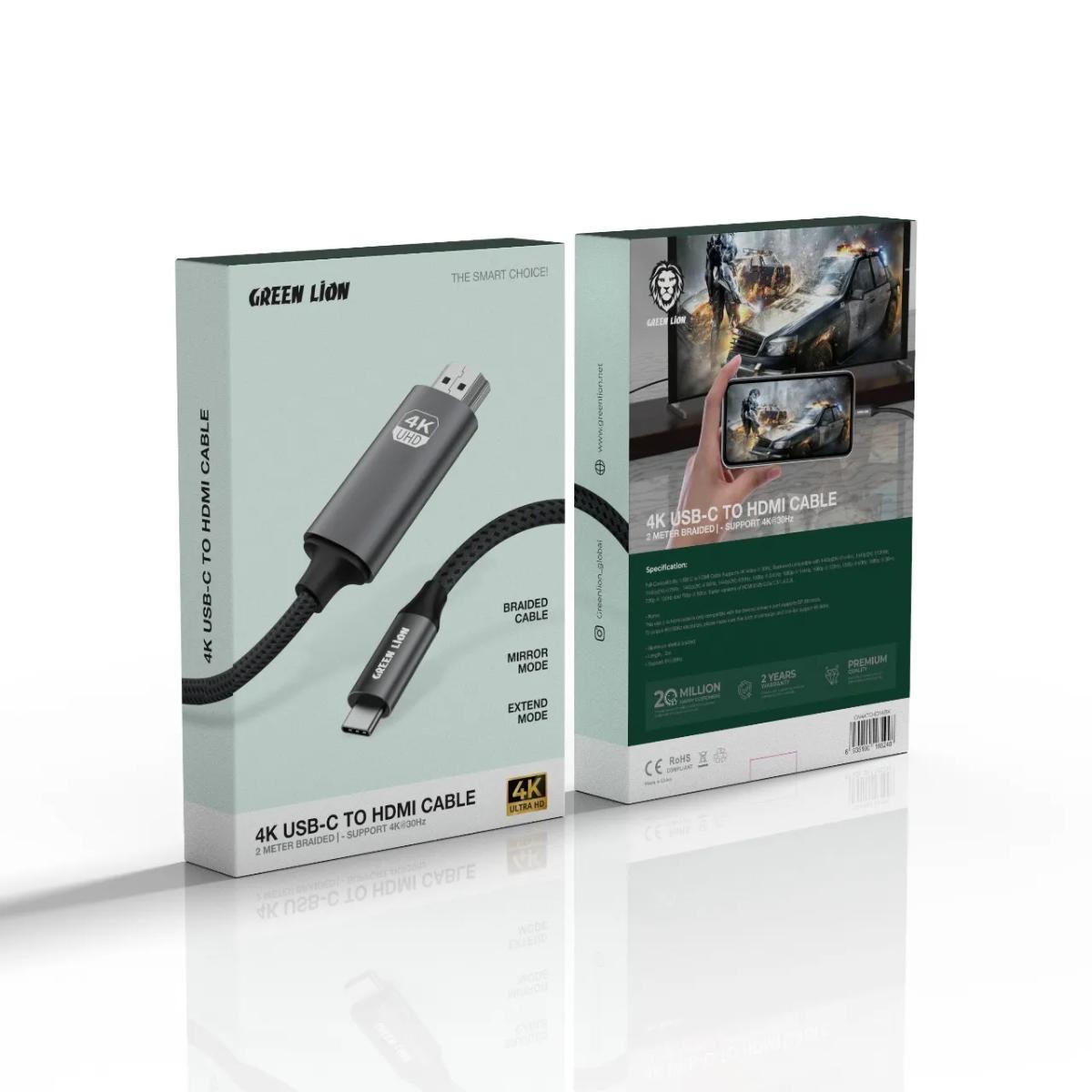 Green Lion 4K USB•C to HDMI Cable