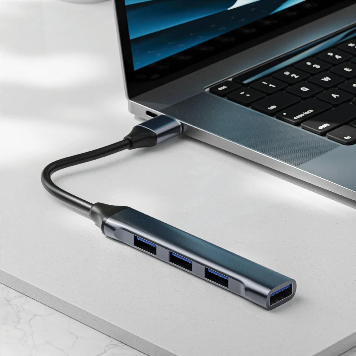 Green Lion 4-in-1 USB-A Hub Adapter