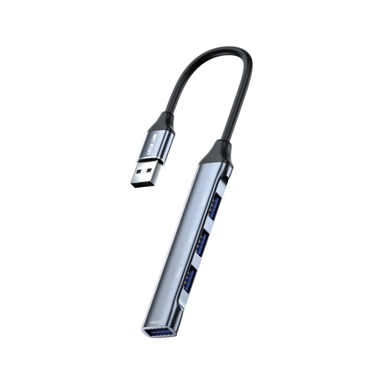 Green Lion 4-in-1 USB-A Hub Adapter