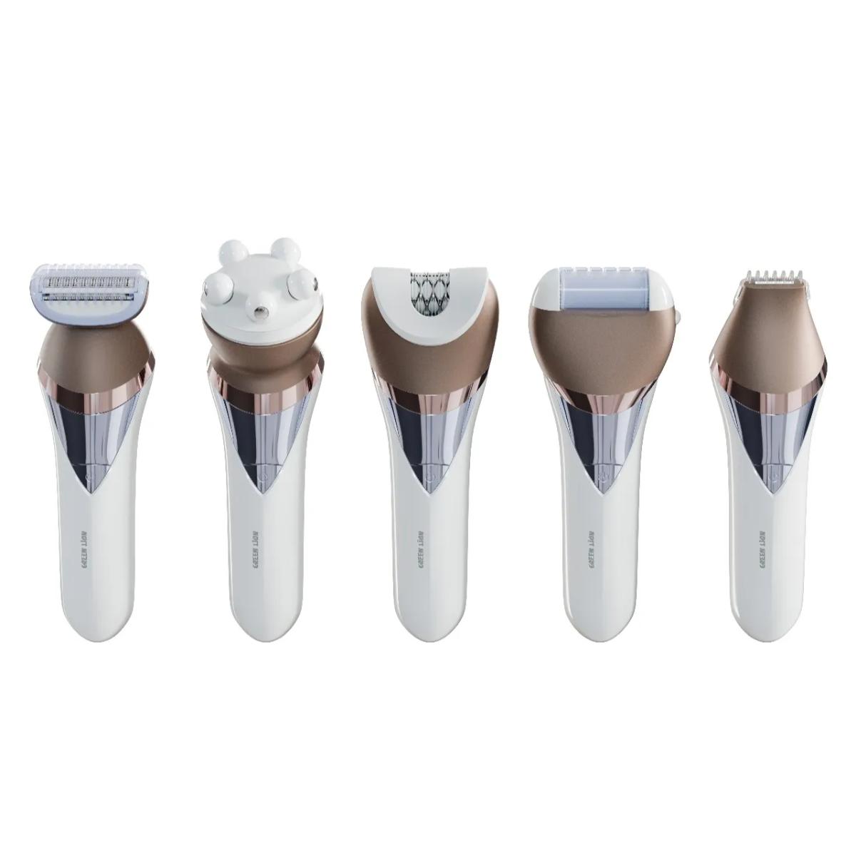 Green Lion 5 in 1 Cordless Epilator Kit