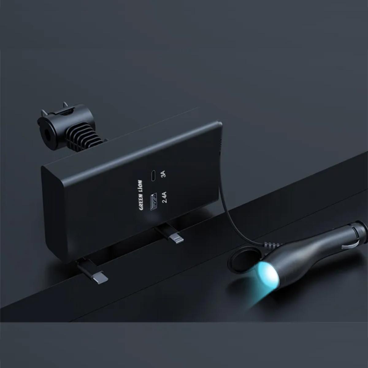 Green Lion Backseat Car Charger 65W