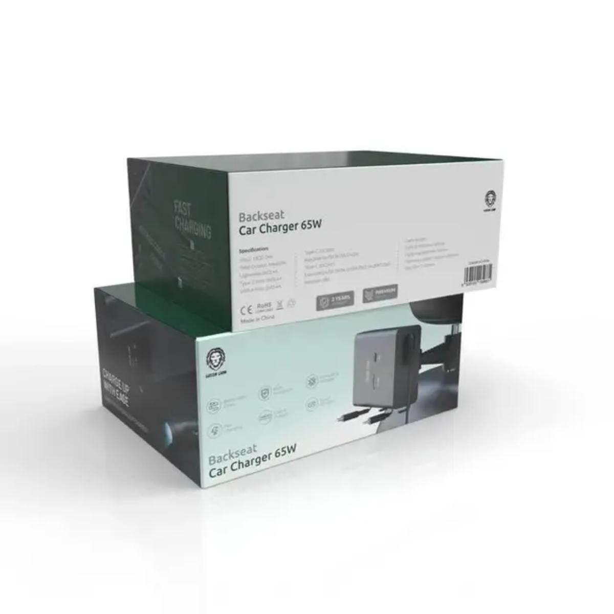 Green Lion Backseat Car Charger 65W