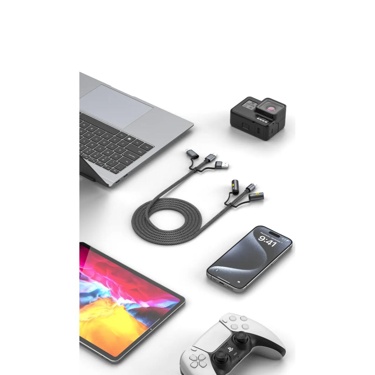Green Lion 6-in-1 60W Multi-Charging Cable