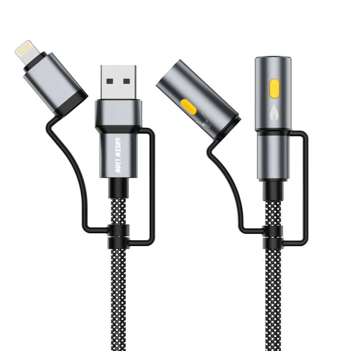 Green Lion 6-in-1 60W Multi-Charging Cable