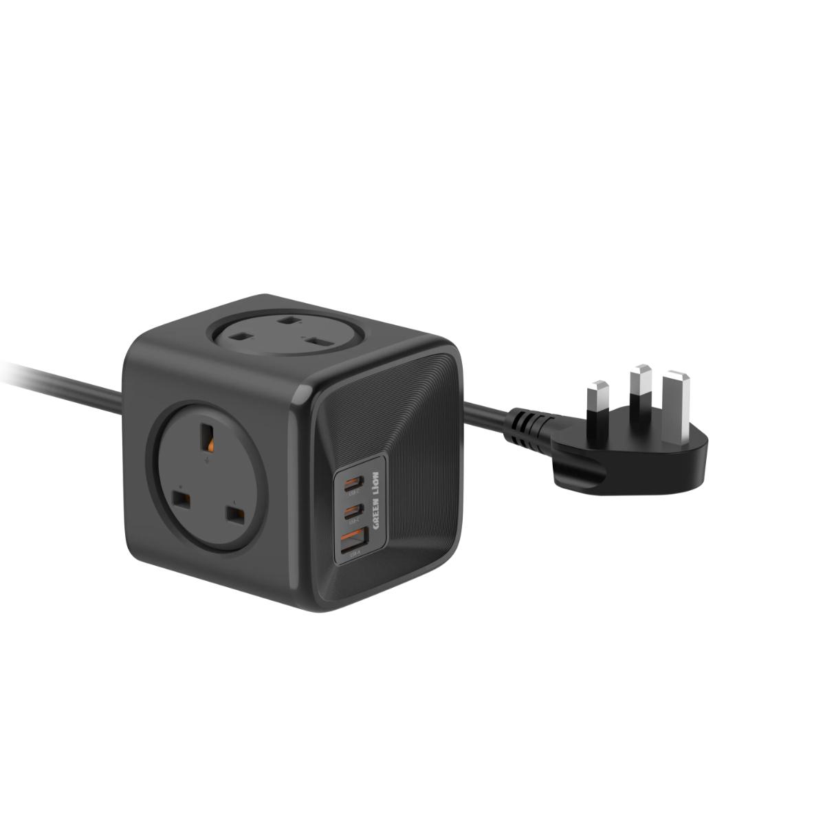 Green Lion 7-in-1 Compact 33W GaN Power Socket