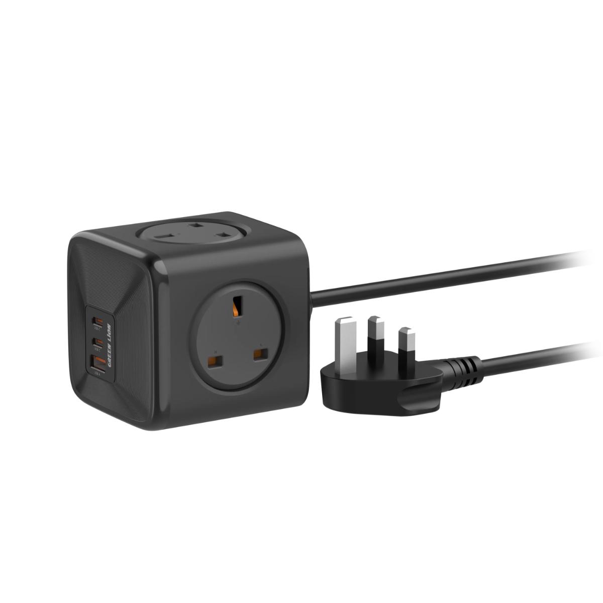 Green Lion 7-in-1 Compact 33W GaN Power Socket