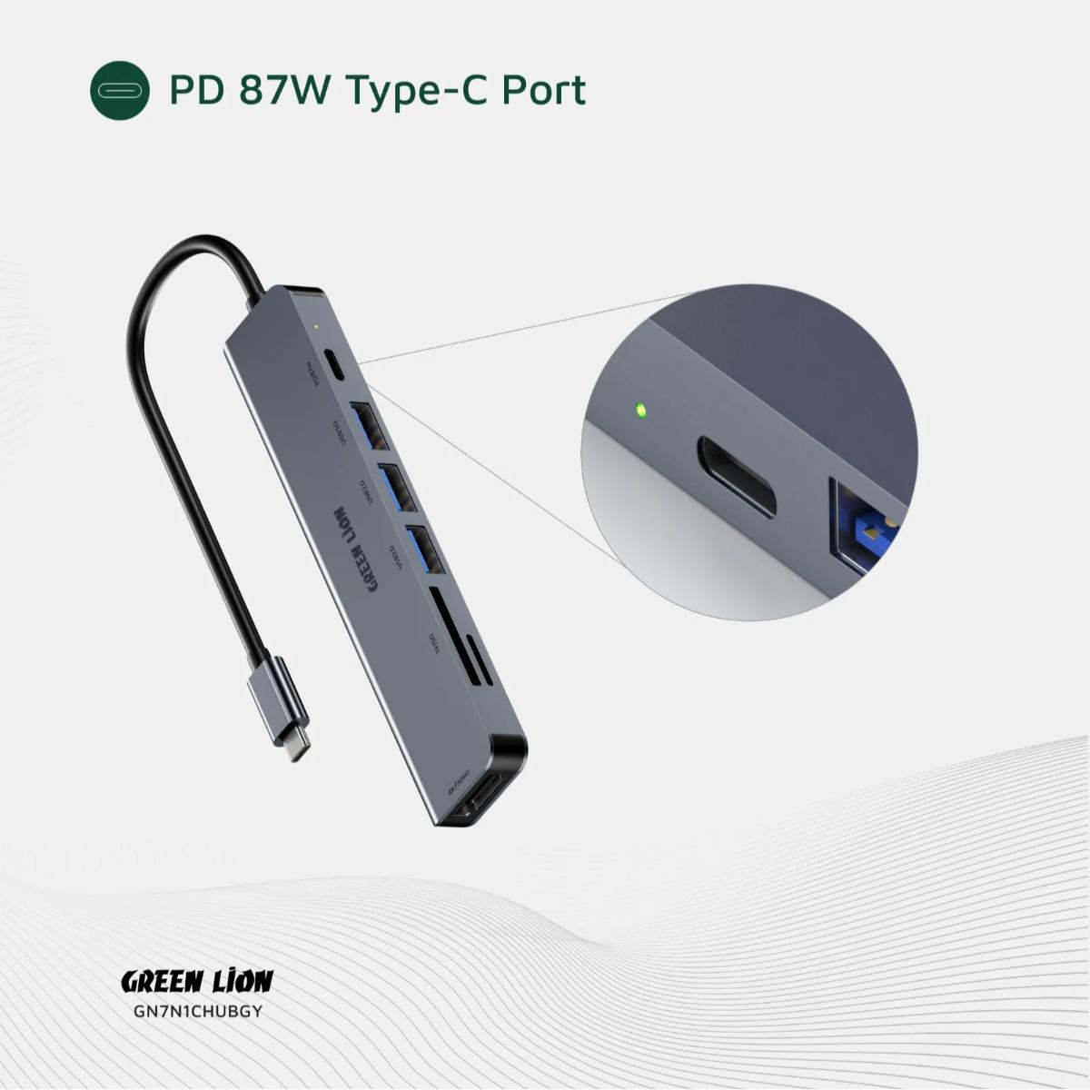 Green Lion 7 in 1 USB•C HUB