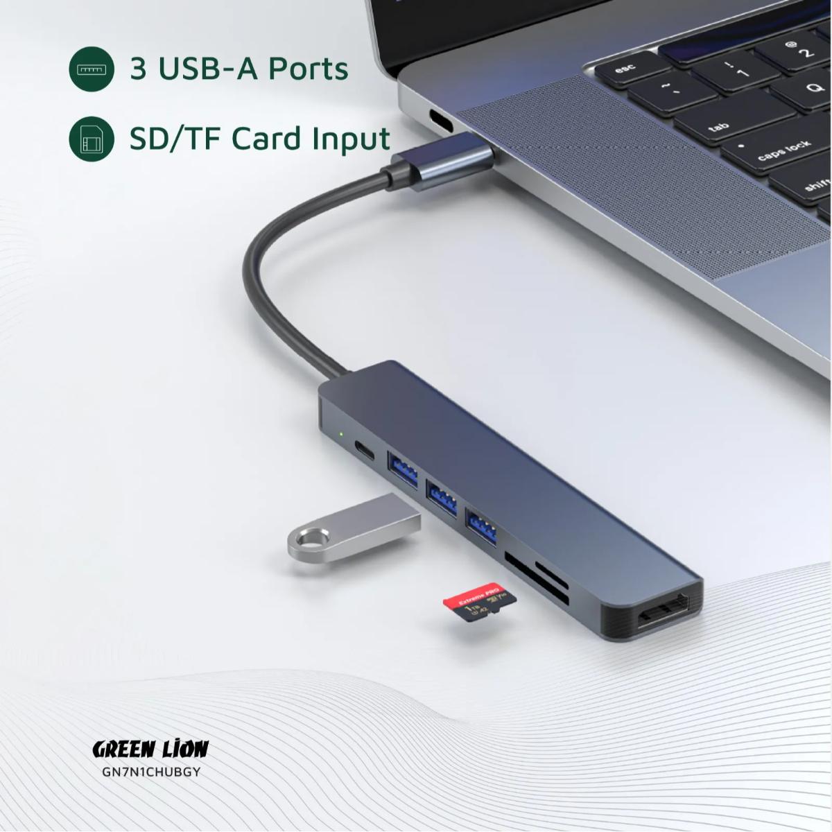 Green Lion 7 in 1 USB•C HUB