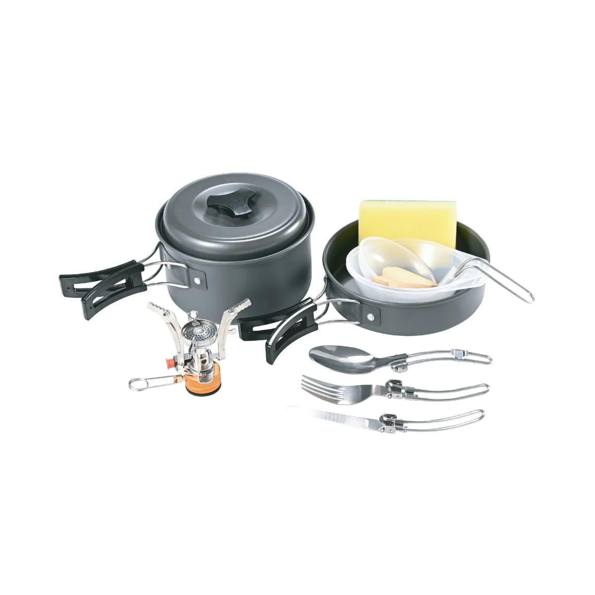 Green Lion 7 In 1 Camping Cookware