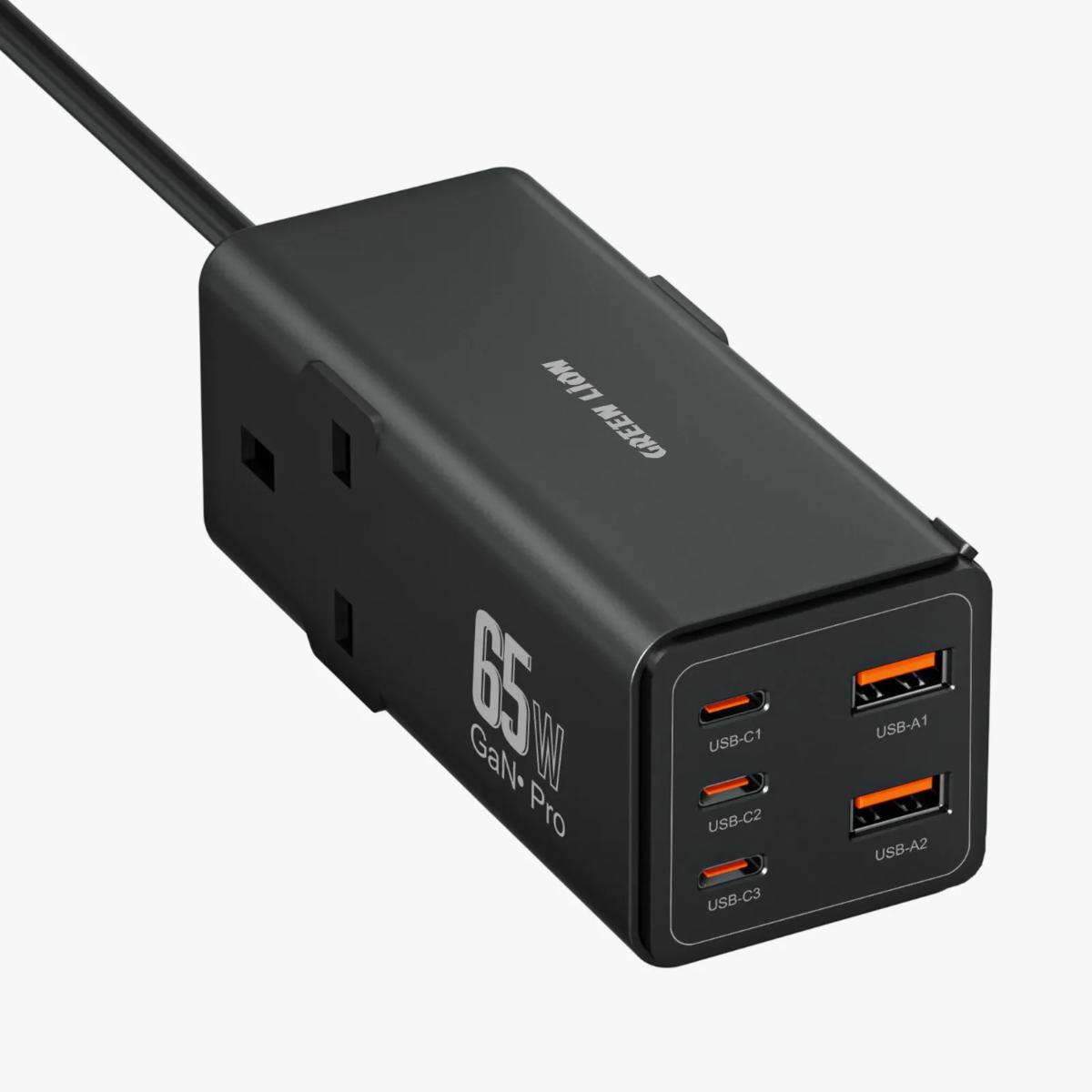 Green Lion 7 In 1 GaN 65W Power Strip