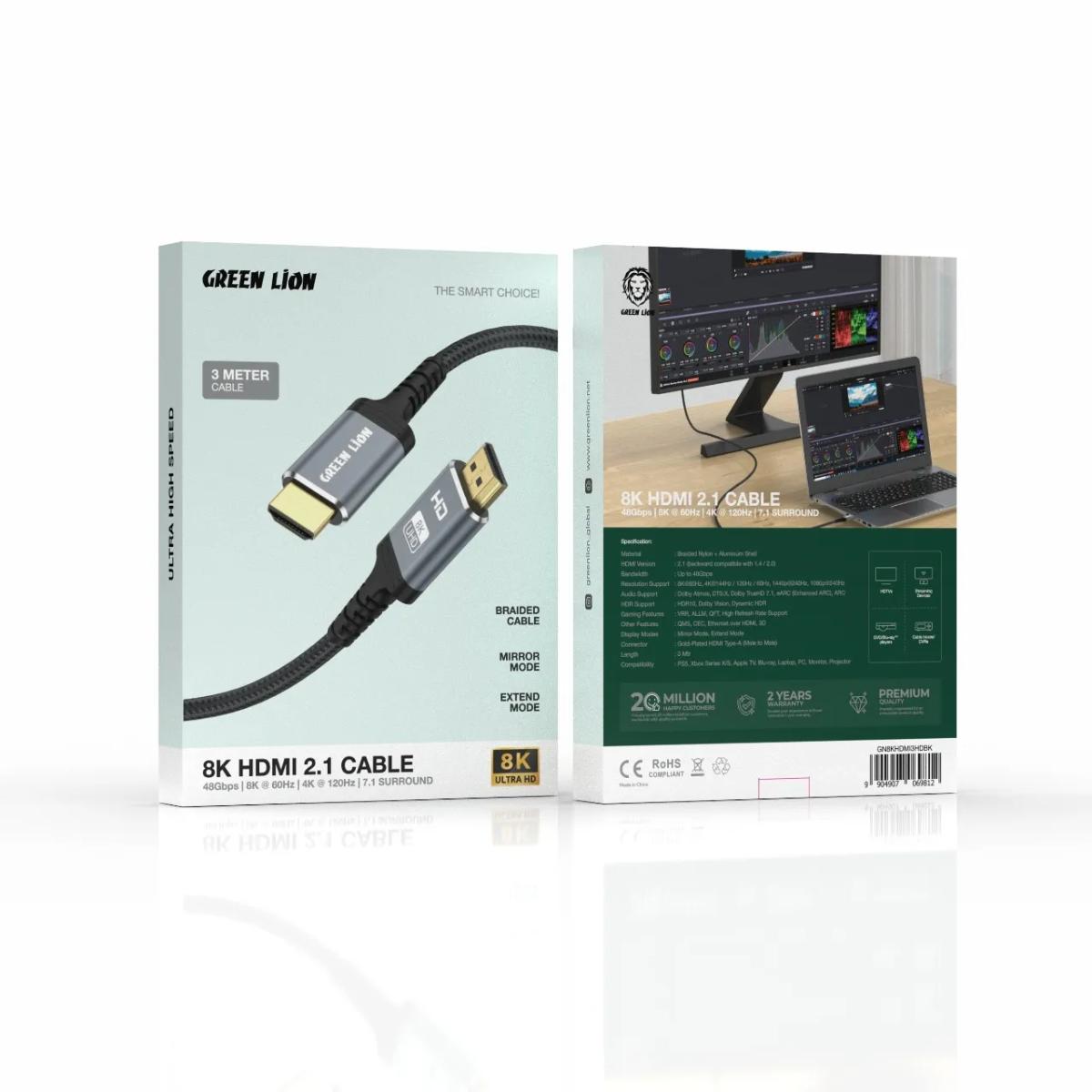 Green Lion 8K HDMI 2.1 Cable