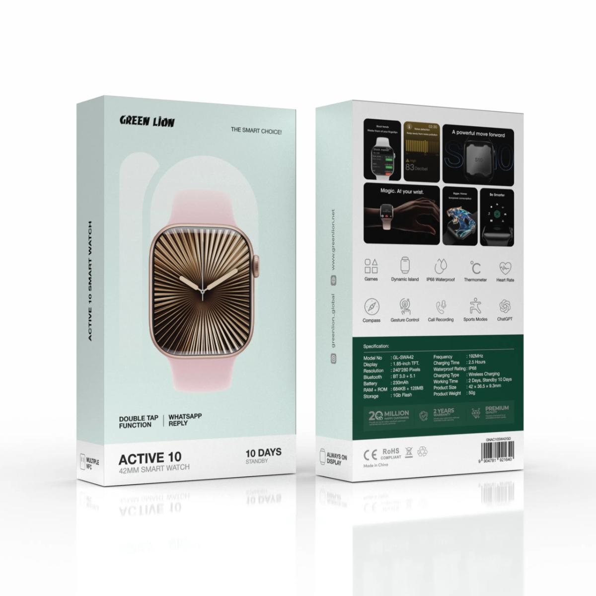 Green Lion Active 10 42mm Smart Watch