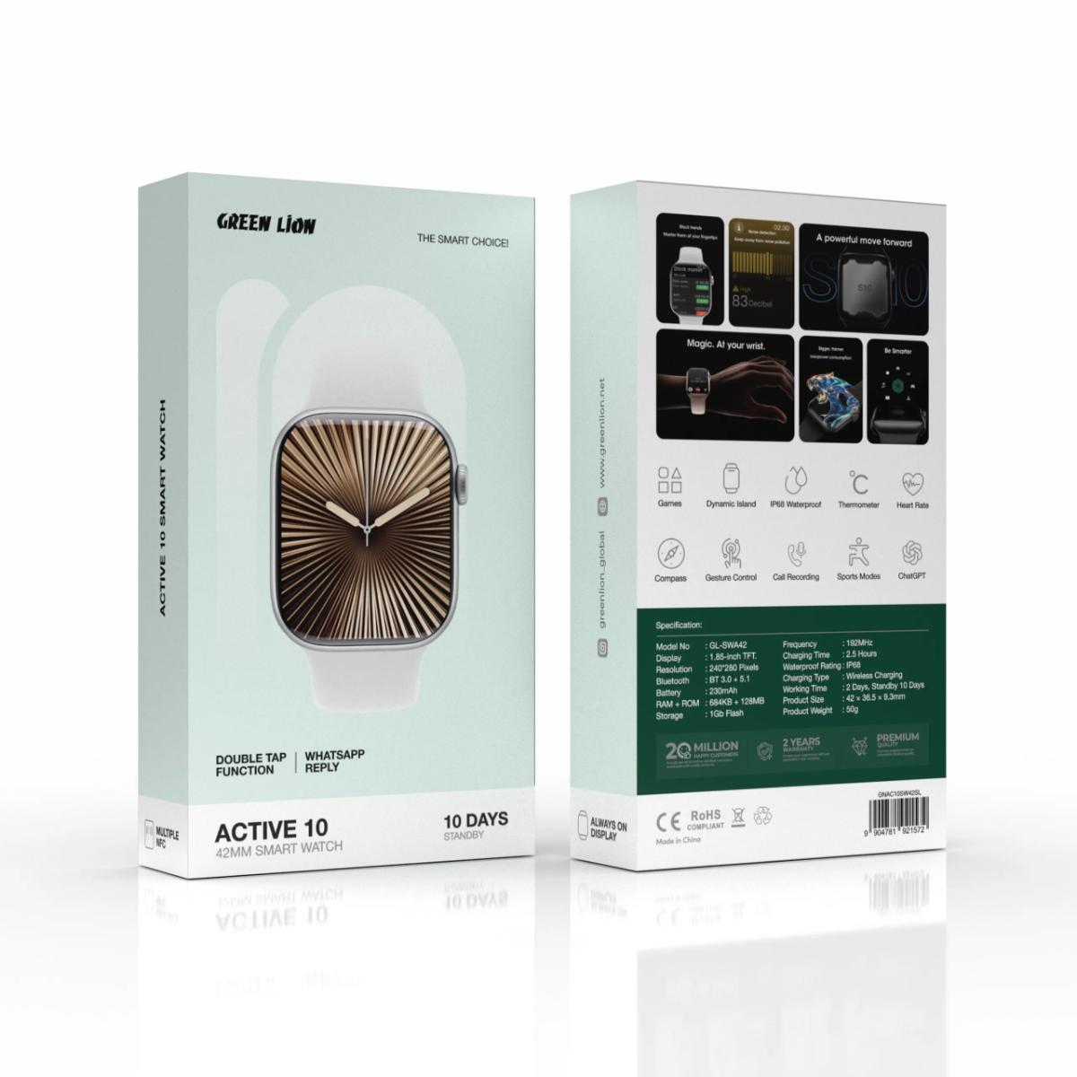 Green Lion Active 10 42mm Smart Watch