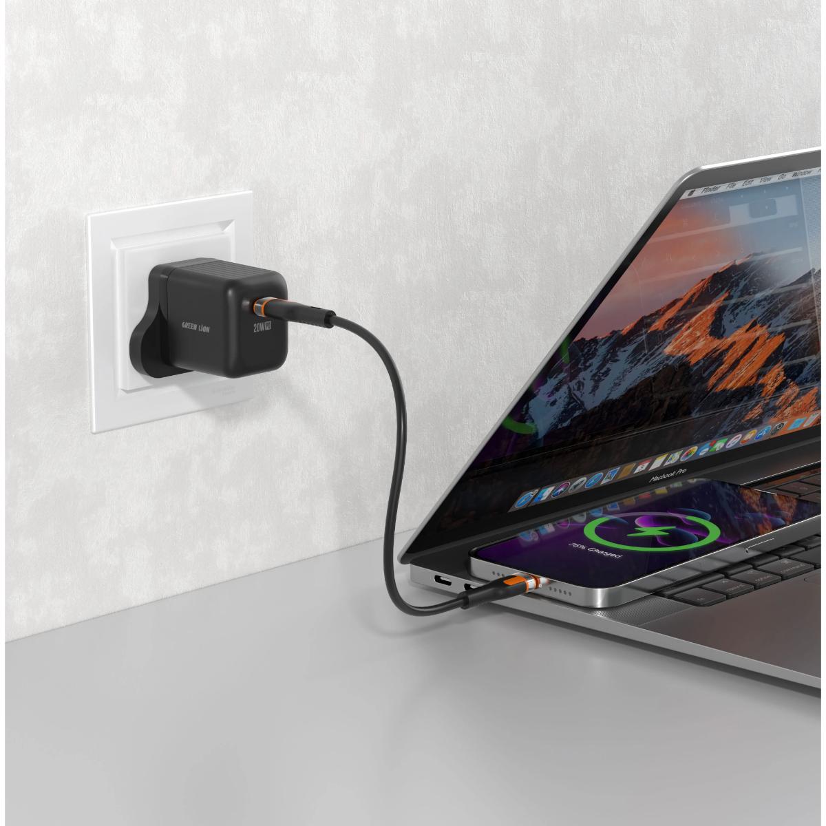 Green Lion 20W PD Ultra-Compact GaN Wall Charger