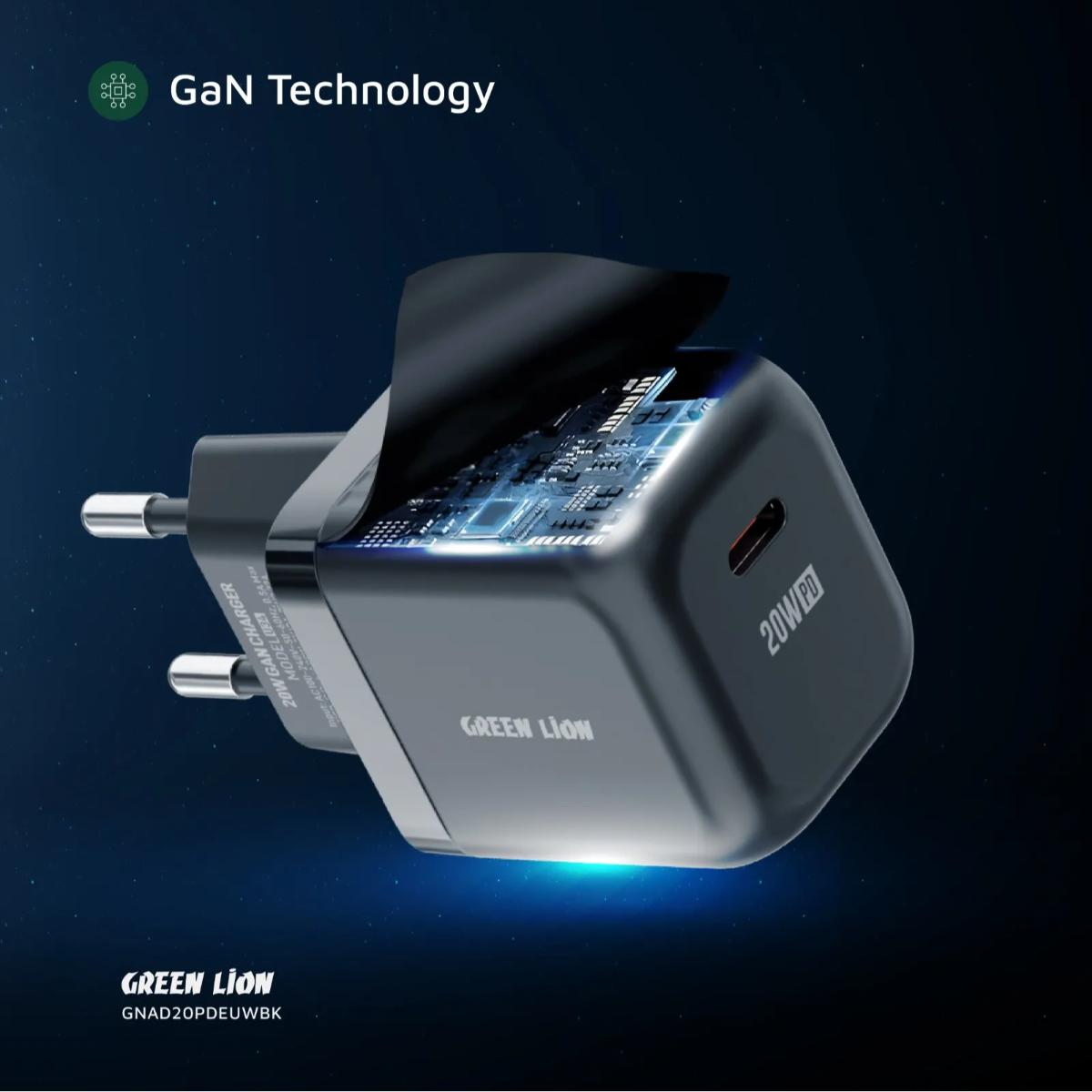 Green Lion Ultra Compact 20W PD USB-C Wall Charger