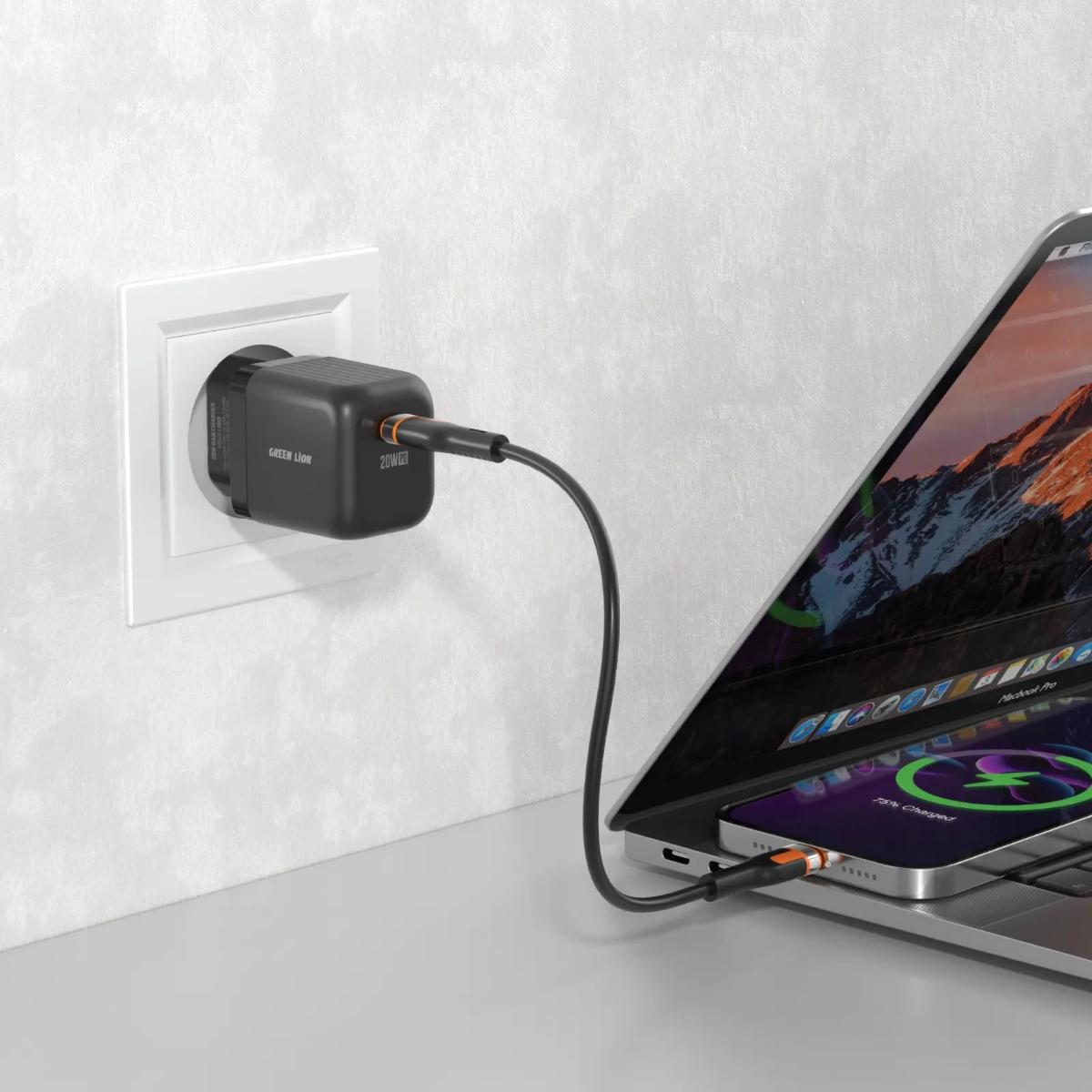 Green Lion Ultra Compact 20W PD USB-C Wall Charger