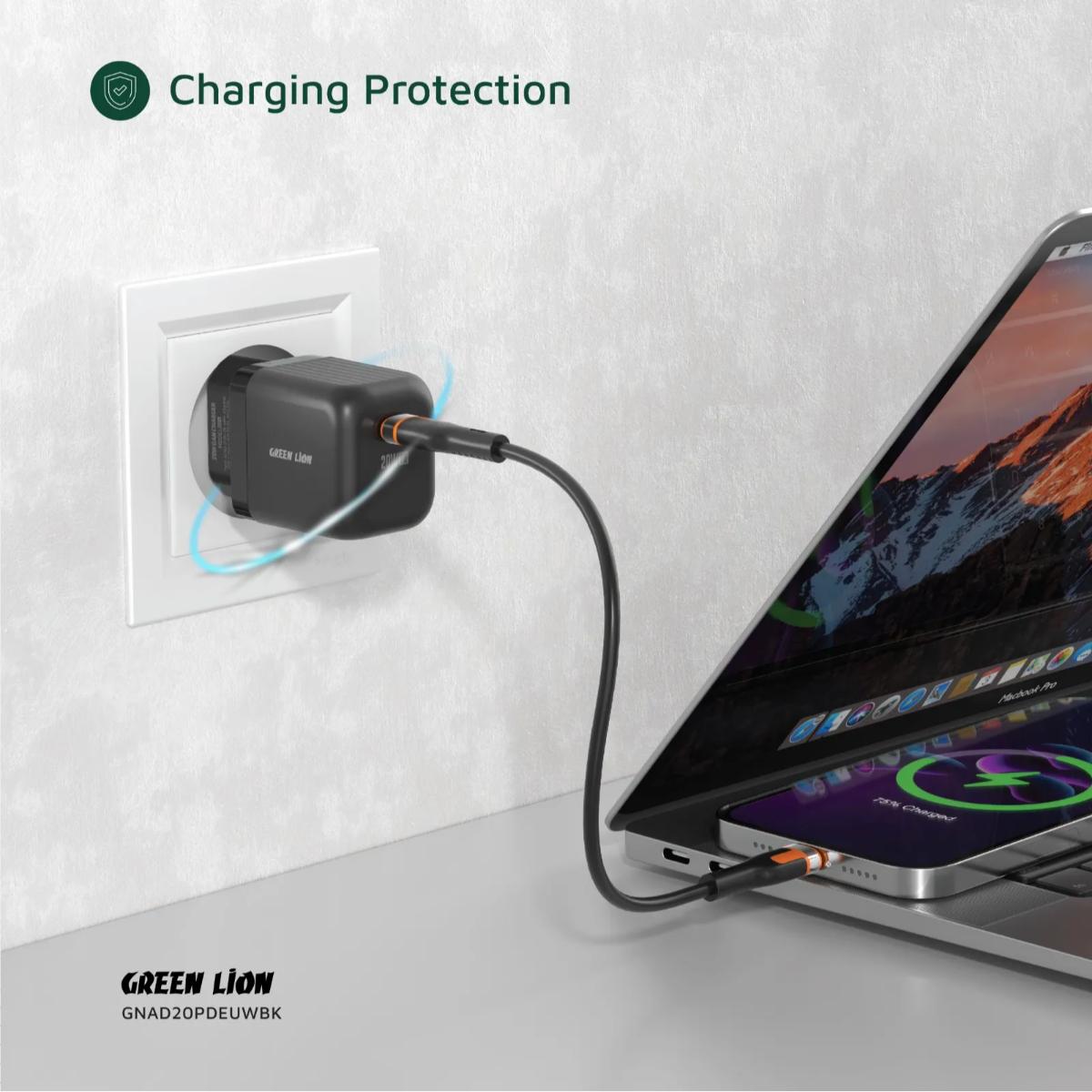 Green Lion Ultra Compact 20W PD USB-C Wall Charger