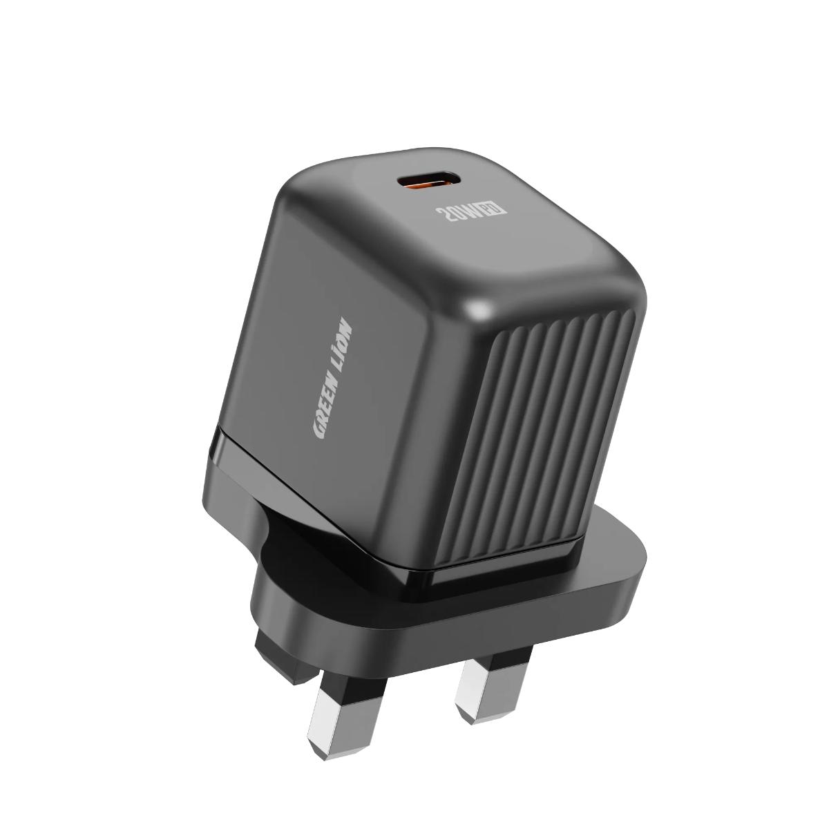 Green Lion Ultra Compact 20W PD GaN Wall Charger
