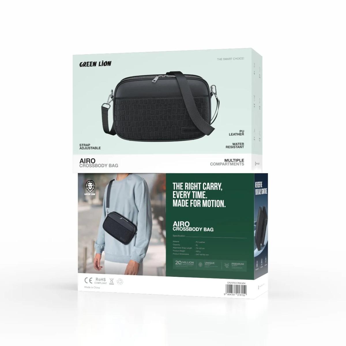 Green Lion Airo Crossbody Bag
